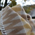 Desert Sand Snowdonia Pure New Wool Blanket Throw 03