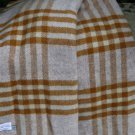 Hex English Mustard Check Pure New Wool Extra Large Blanket 04